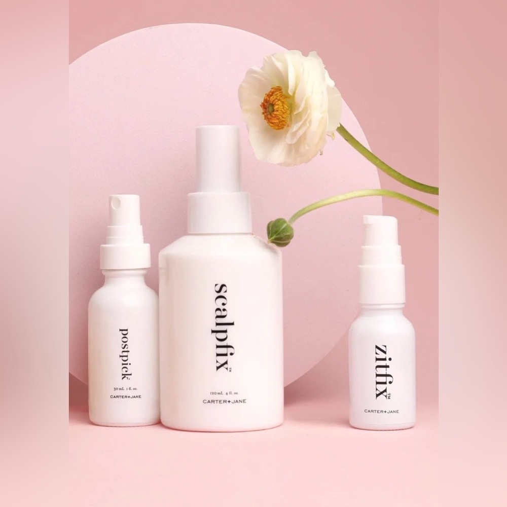 NEW, Carter + Jane- The Ultimate Fix Bundle 3 pc Set: Zitfix, Scalpfix, Postpick